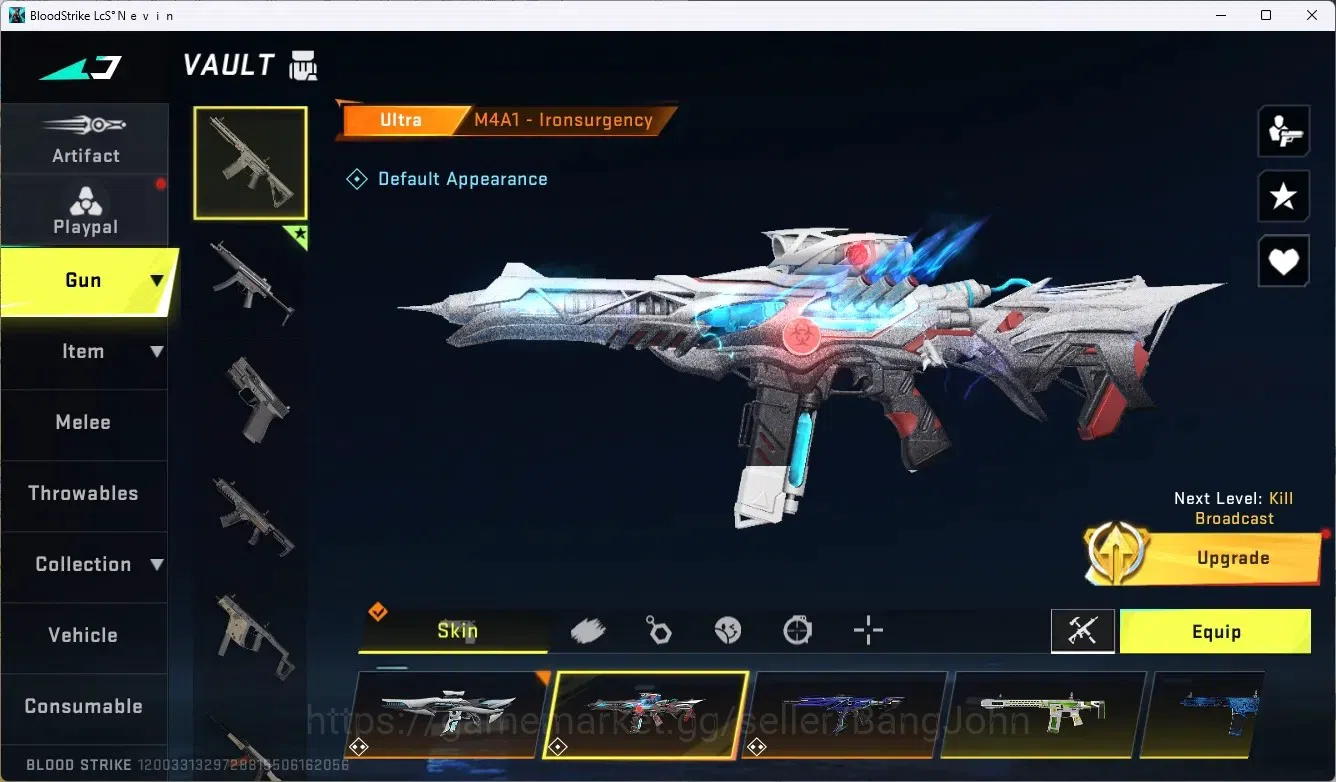Blood Strike Accounts ASIA |1 BLEACH MP5 | 2AOT KAG-6 | 2 EVA Guns|2 7DS image 4