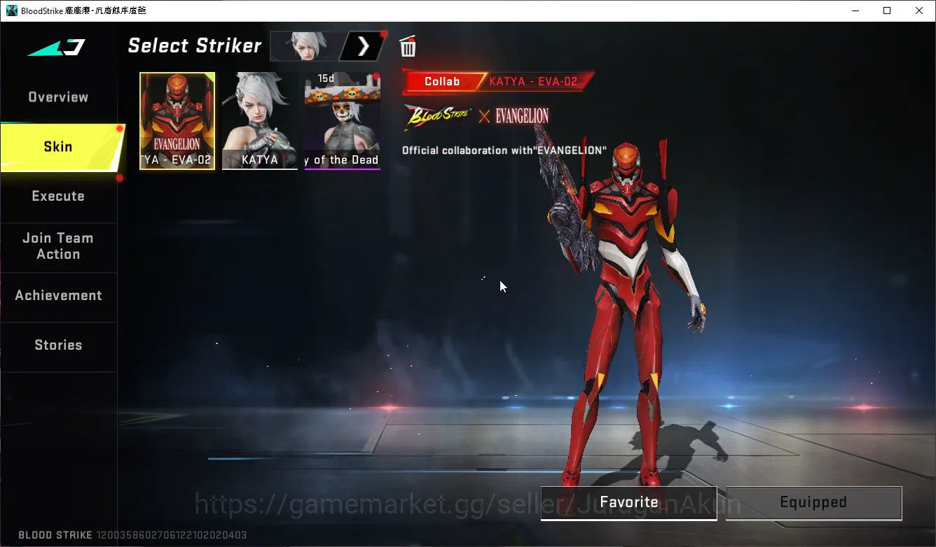 Blood Strike Accounts Mid-Tier ASIA|1 ETERNAL[FN2000],17UL[Emma,Hank,M4A1,Orgin12,Etc]|Colab Bleach 7