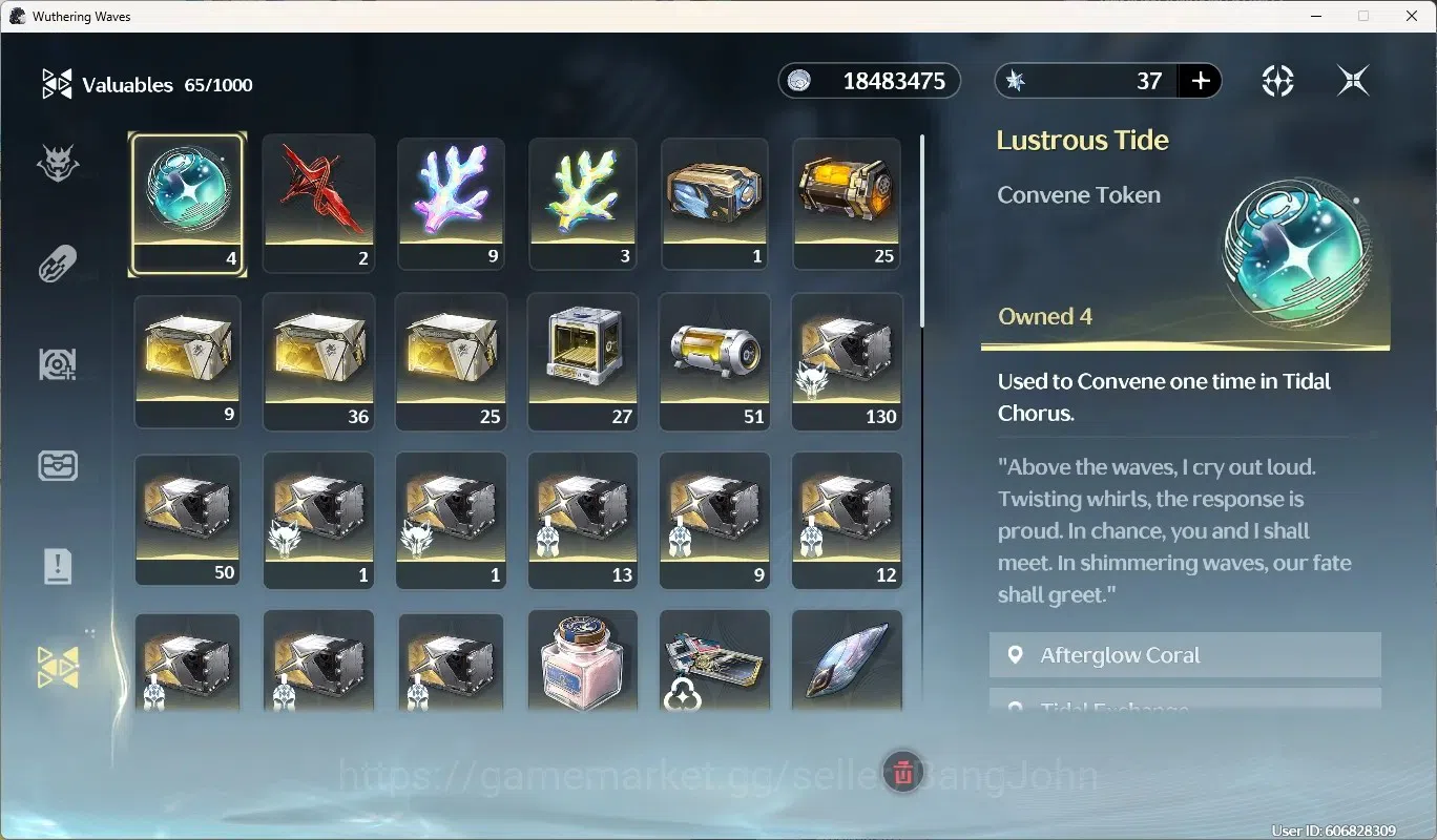 Wuthering Waves Accounts EU|UL 49|Rank 5|2 Char Limited [Lucy Rc6]+Sign, Re image 10