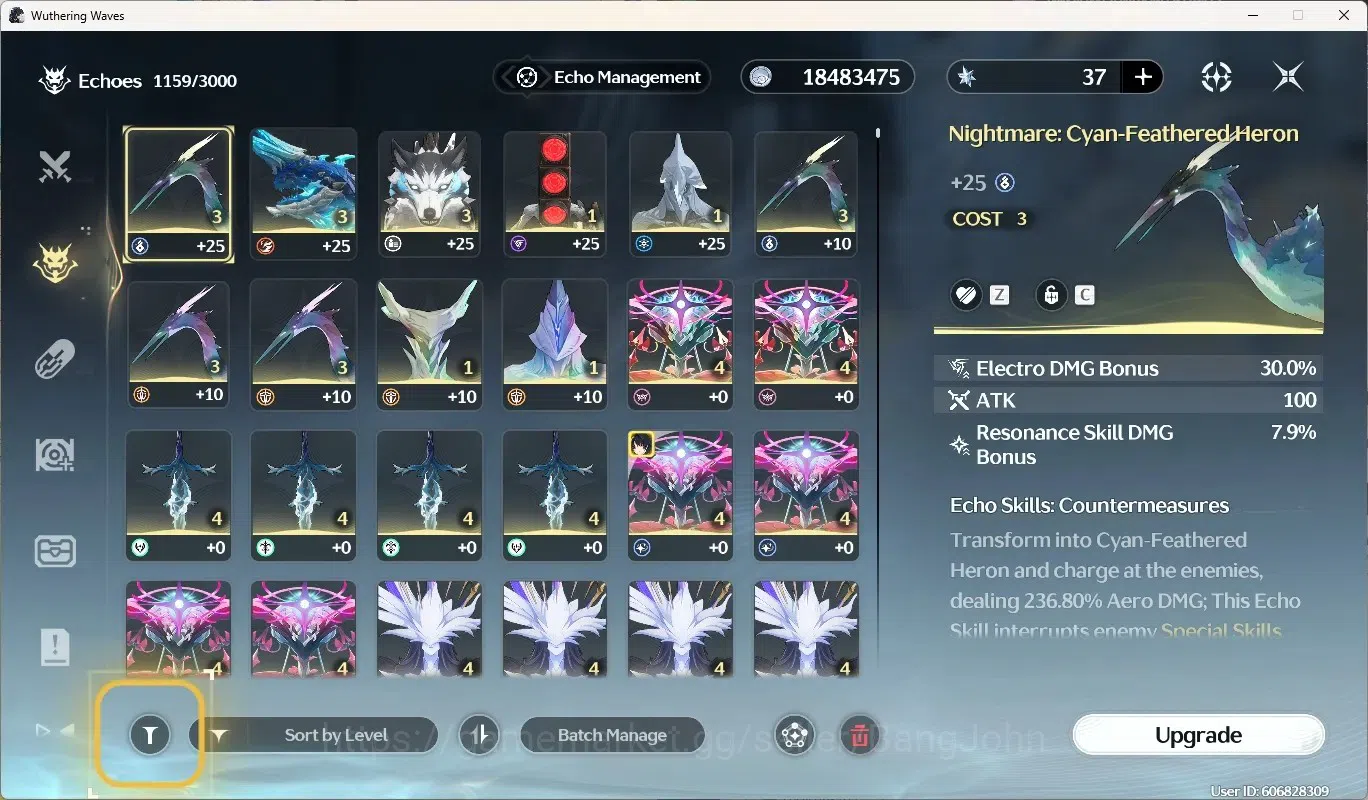 Wuthering Waves Accounts EU|UL 49|Rank 5|2 Char Limited [Lucy Rc6]+Sign, Re image 5