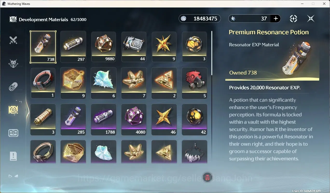 Wuthering Waves Accounts EU|UL 49|Rank 5|2 Char Limited [Lucy Rc6]+Sign, Re image 7