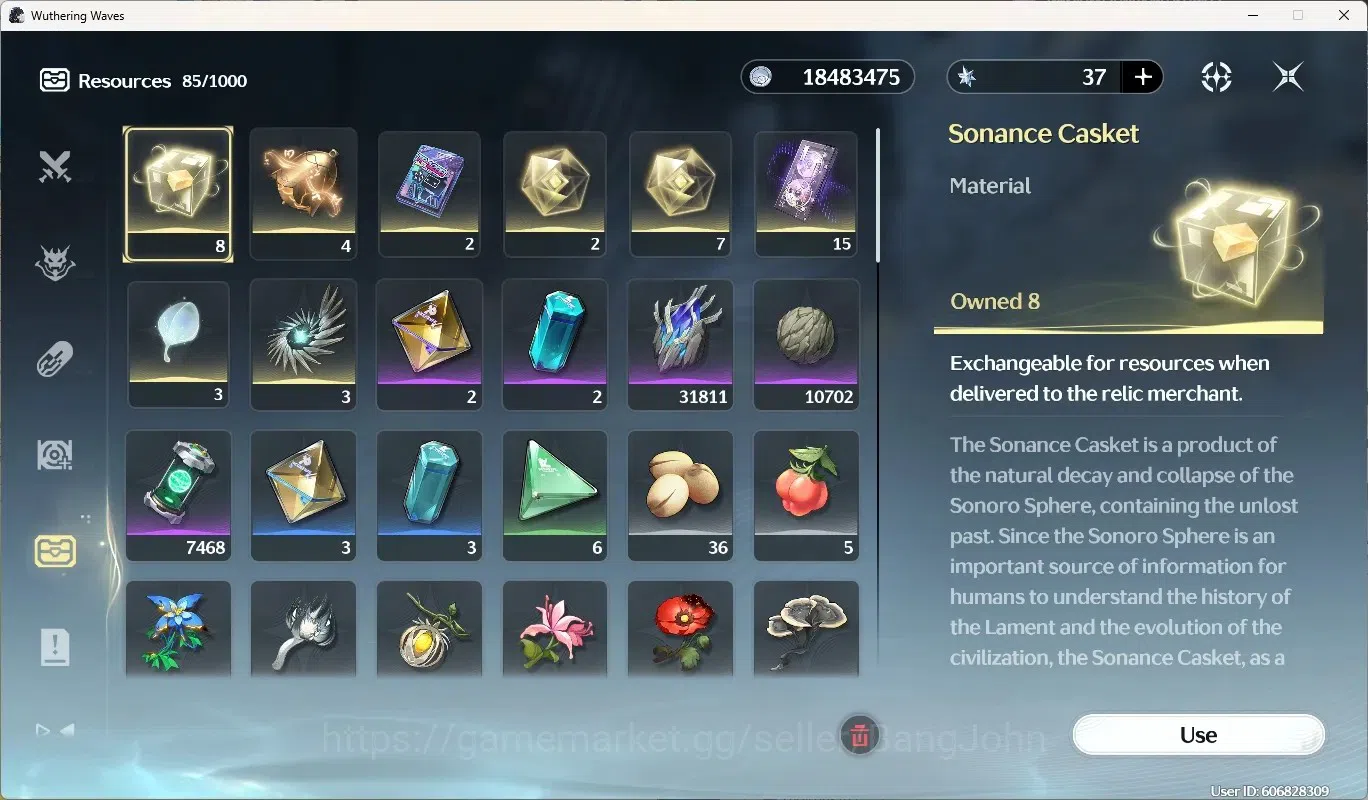 Wuthering Waves Accounts EU|UL 49|Rank 5|2 Char Limited [Lucy Rc6]+Sign, Re image 8