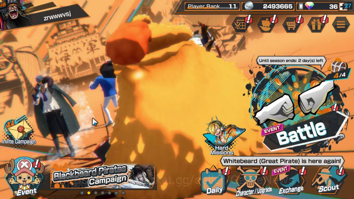Global|5 EX|TFE Marshal D.Teach ,BP Kuzan,LH Monkey D.Garp,FilmZ Zephir,Ace & yamato|Rank 11|LogBandai|(OPBR1993) One Piece Bounty Rush Starter Global|5 EX|TFE Marshal D.Teach ,BP Kuzan,LH Monke image 1