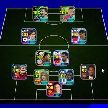 eFootball Accounts High-End Android|Pack MU|Power 3157|17 Epic (Carles Puyol,Frank Rijkaard,Aubameyang),etc|10 Show
