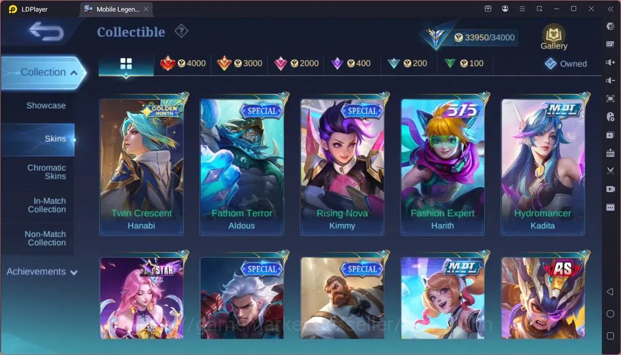 Mobile Legends: Bang Bang Accounts Global|Skin 125|Expert|Prime Granger|KOF Karina,Gu image 14