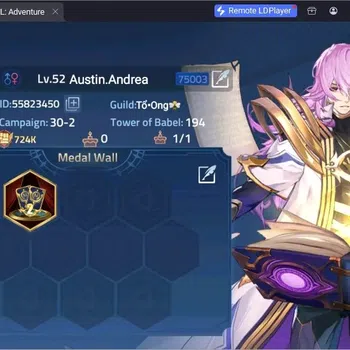 Mobile Legends: Adventure Accounts Global|LV 52|724K Power|Camp 30-2|VIP 5|Hero 61|33 SSR|64,798 Diamonds|Detail Check SS