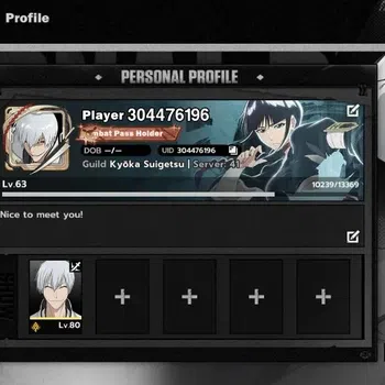 BLEACH: Soul Resonance Accounts NuverseSEA|LV 63|8 SSR