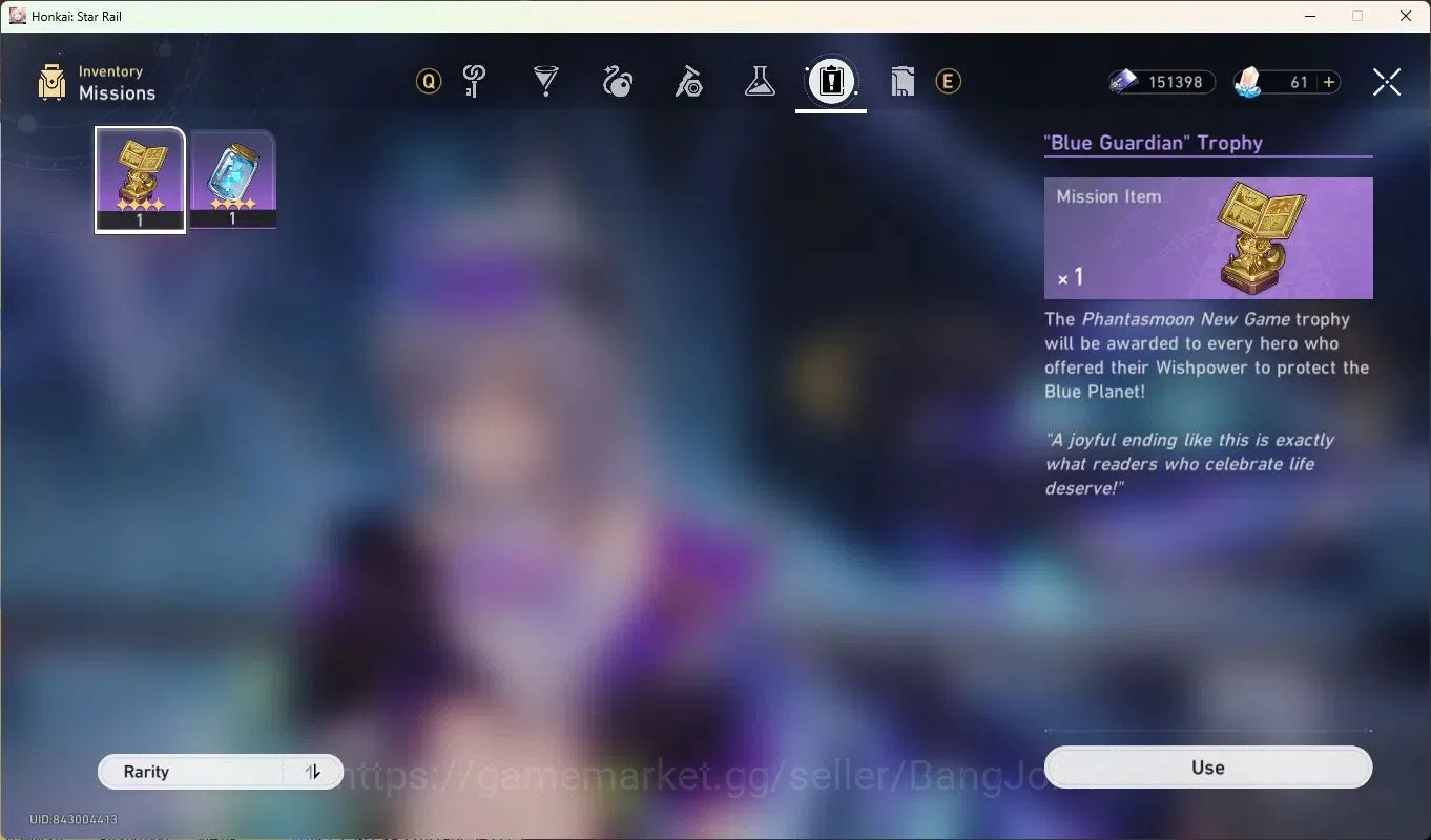 Honkai Star Rail Accounts Starter Asia |Starter|TL 3 | 1 Limited : Silver Wolf|MC Male | TakeMail | Check SS HSR447B 12