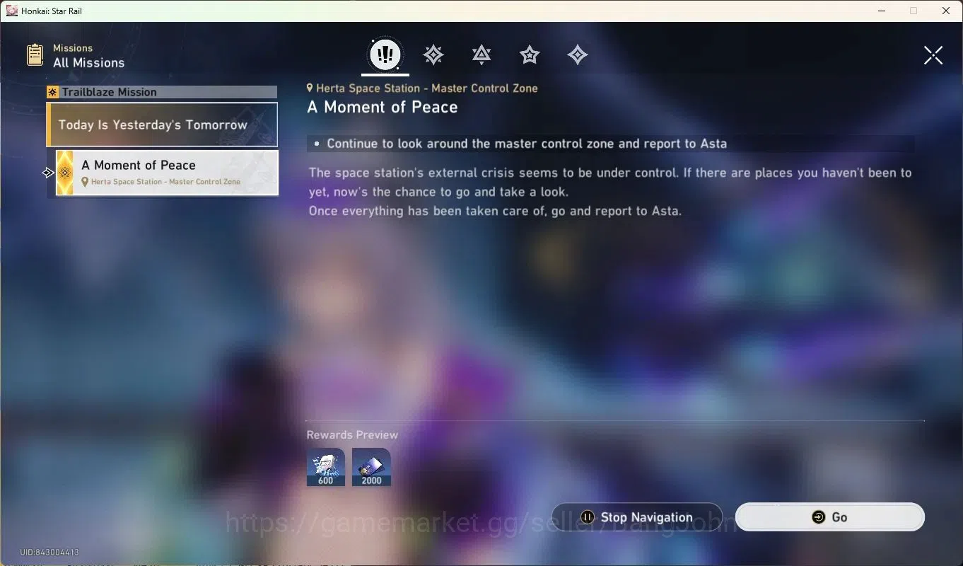 Honkai Star Rail Accounts Starter Asia |Starter|TL 3 | 1 Limited : Silver Wolf|MC Male | TakeMail | Check SS HSR447B 6