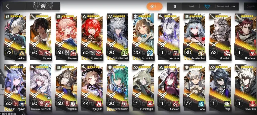 Arknights Accounts Lv 63|168 OP 11 Skin|9,9K Oru|6 Limited+Collab AVE image 9