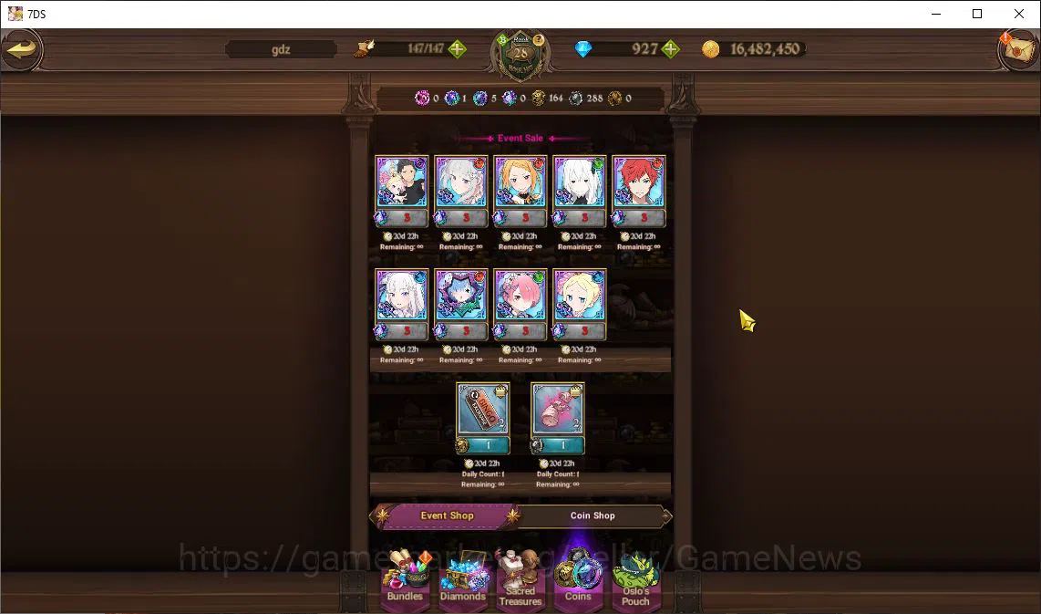 The Seven Deadly Sins: Grand Cross Accounts Global|720k CC|927 Dm|1 Seventh Spring Box|2 UR+Co image 10