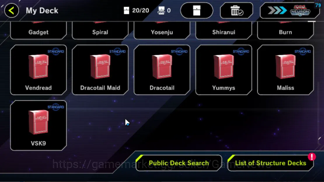 Yu-Gi-Oh! Master Duel Accounts Lv 18 | 20 Deck |VS K9,DragonMaid,Yummy,Maliss,Dra image 3