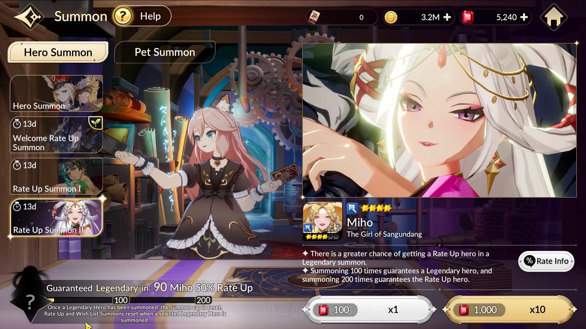 Seven Knights Re:Birth Accounts Global|Starter 5 Legendary(Teo*6,Lina*5,Ace,Nia,Ra image 2