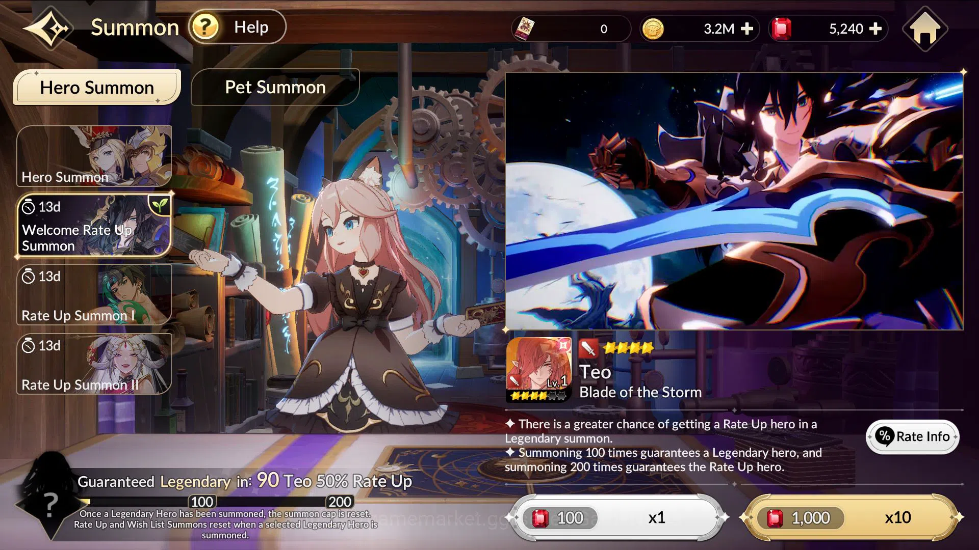 Seven Knights Re:Birth Accounts Global|Starter 5 Legendary(Teo*6,Lina*5,Ace,Nia,Ra image 4