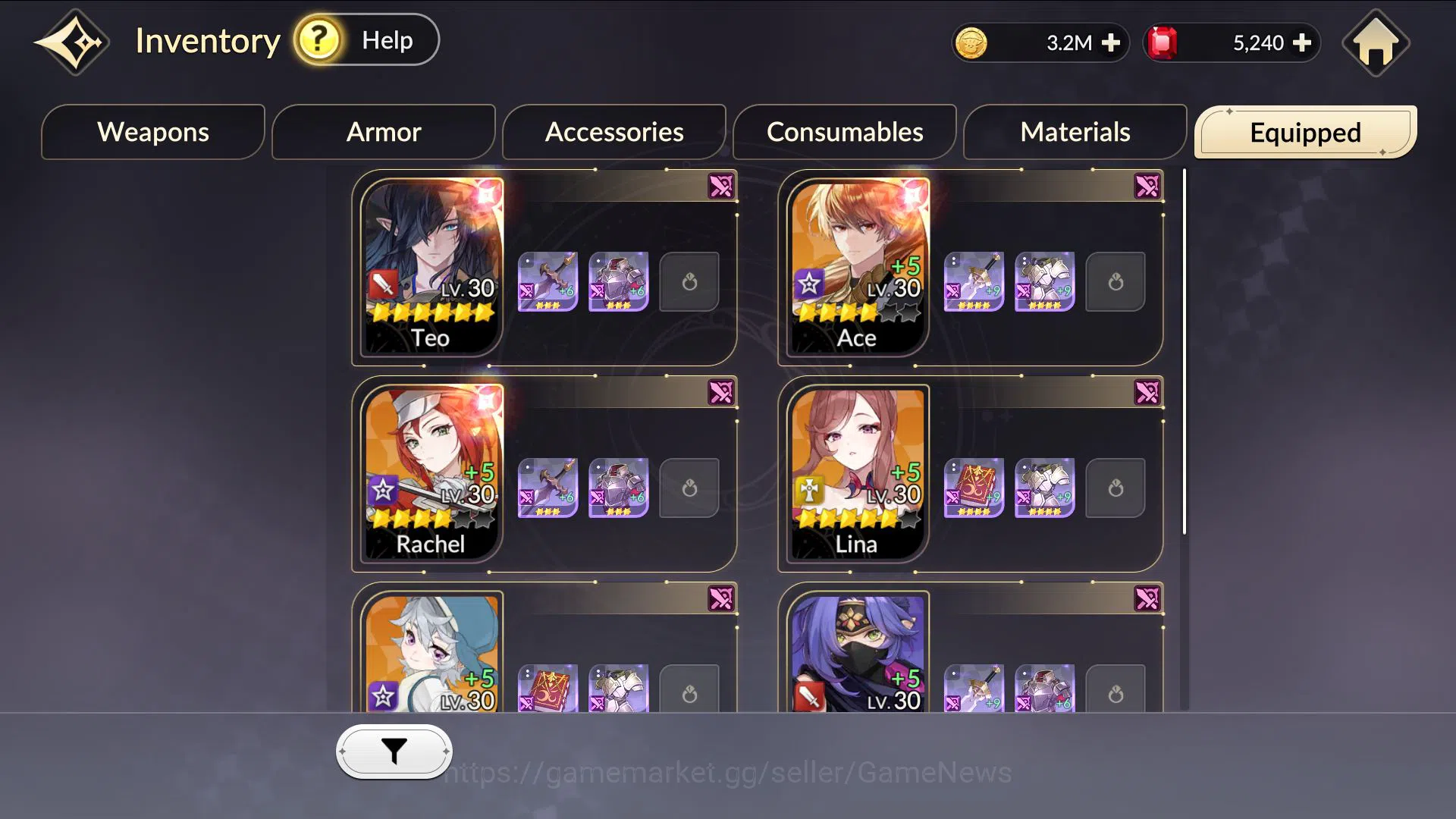 Seven Knights Re:Birth Accounts Global|Starter 5 Legendary(Teo*6,Lina*5,Ace,Nia,Ra image 7