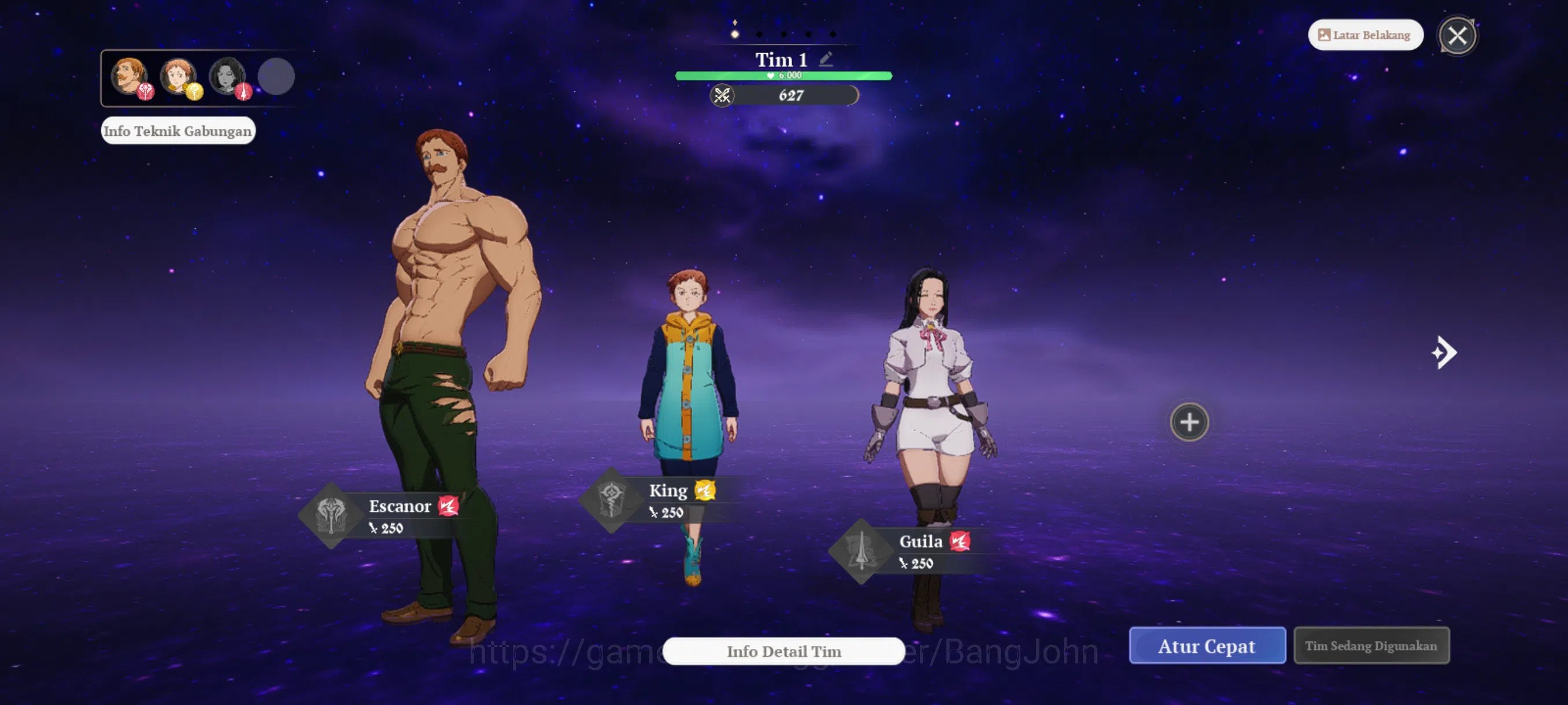 The Seven Deadly Sins: Origin Accounts EUROPE | Fresh Starter Lvl 2 |2 SSR| King, Escanor image 3