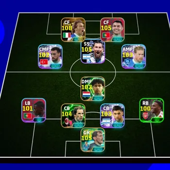 eFootball Accounts Legends & Iconic Players 6 MANAGER BOOSTER | COLECTIVE 3214+,BIGTIME A DEL PIERO x K DE BRYUNE x L SUAREZ