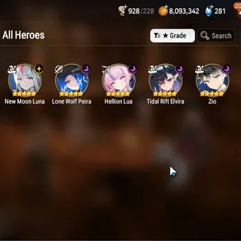 Epic Seven Accounts High-End GLOBAL Unverif|NewEra|5 ML(Zio,Elvira,NM