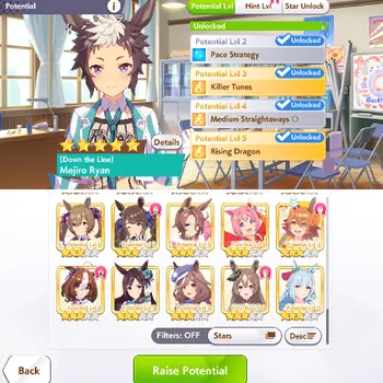 Umamusume: Pretty Derby Accounts Global Rank S | Kitasan MLB + Supercreek MLB + Finemotion MLB | 50 Umas | Rainbow Uncap