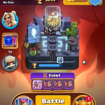 Clash Royale Accounts High-End Lv 496|KTL 10|Trophy 3643|Card 67/122|3 EVO 1 Legend 16 Epic 23 Rare 26 Common|1