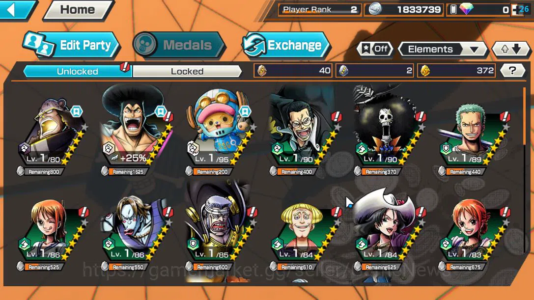 One Piece Bounty Rush Accounts Global|4 EX |5Elders Saturn,BP Kuzan,[Borsalino],O image 4