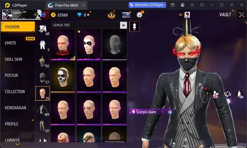 Free Fire Accounts Indonesia | Vault 189 | Evo M1014 Draco Lv5 | M188 image 17
