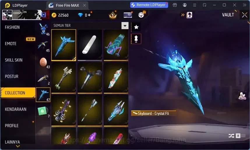 Free Fire Accounts Indonesia | Vault 189 | Evo M1014 Draco Lv5 | M188 image 7