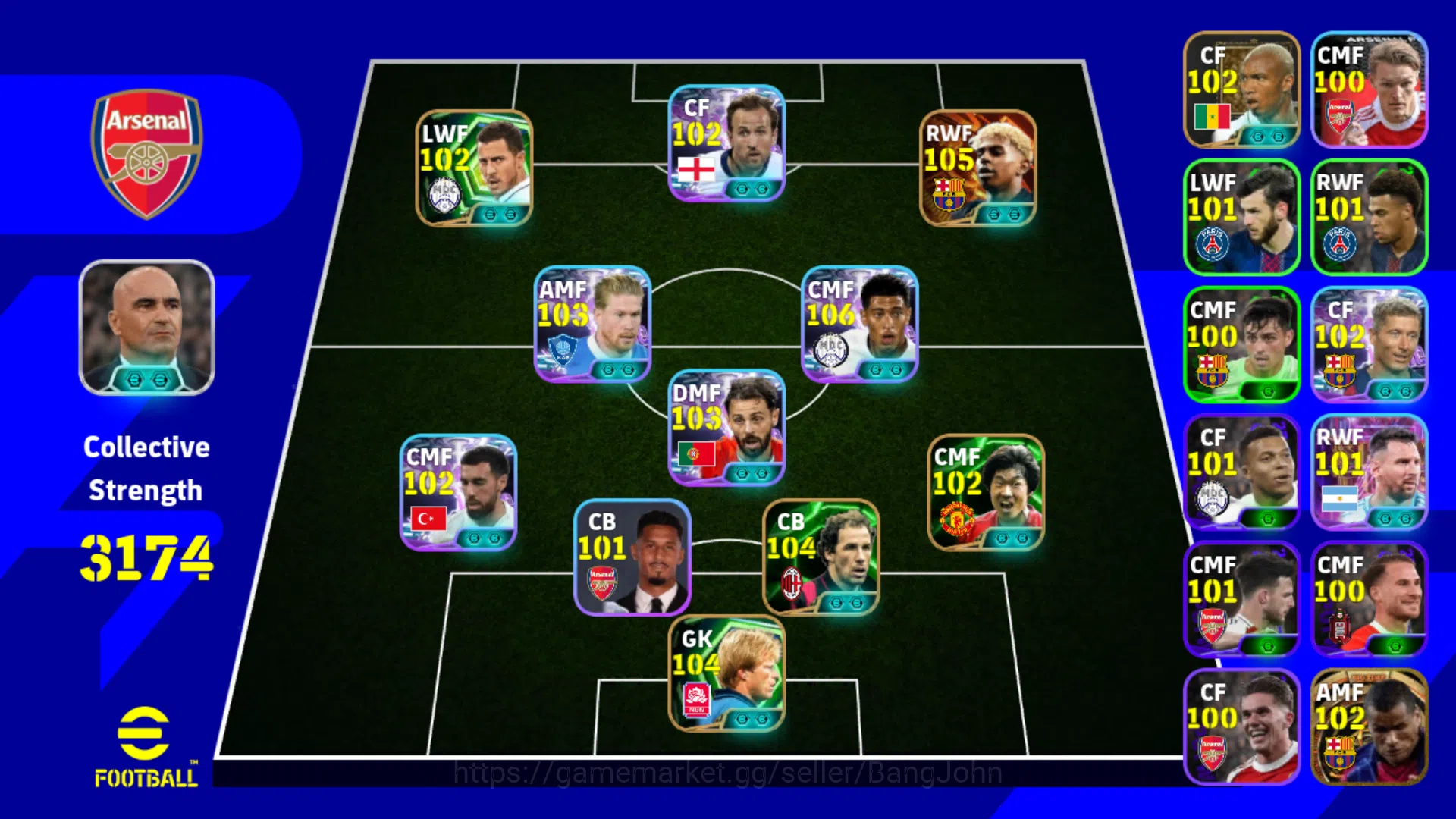Power 3174 | Aset Coin 1120 | Lamine Yamal Big Time Blitz | Jude Bellingham Show Time | Franco Baresi | Bernardo Silva | EFB718B eFootball Others Power 3174 | Aset Coin 1120 | Lamine Yamal Big Tim image 1