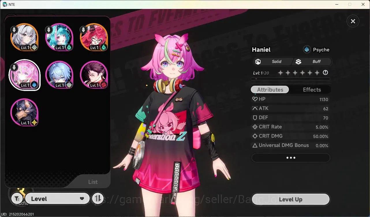 Neverness to Everness Accounts SEA | Starter Lv 3 | 1 SSR (Nanally)+ 6 SR + Glide image 1