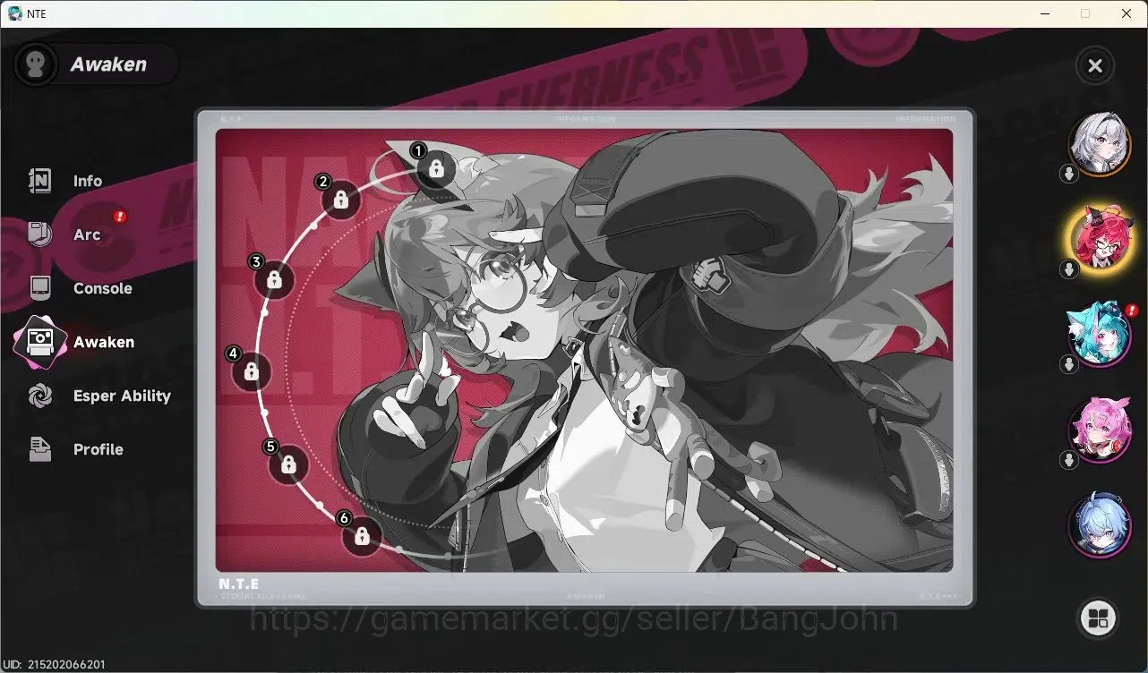 Neverness to Everness Accounts SEA | Starter Lv 3 | 1 SSR (Nanally)+ 6 SR + Glide image 7