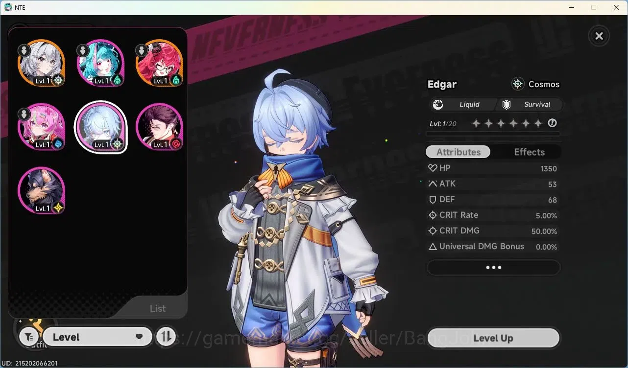 Neverness to Everness Accounts SEA | Starter Lv 3 | 1 SSR (Nanally)+ 6 SR + Glide image 9
