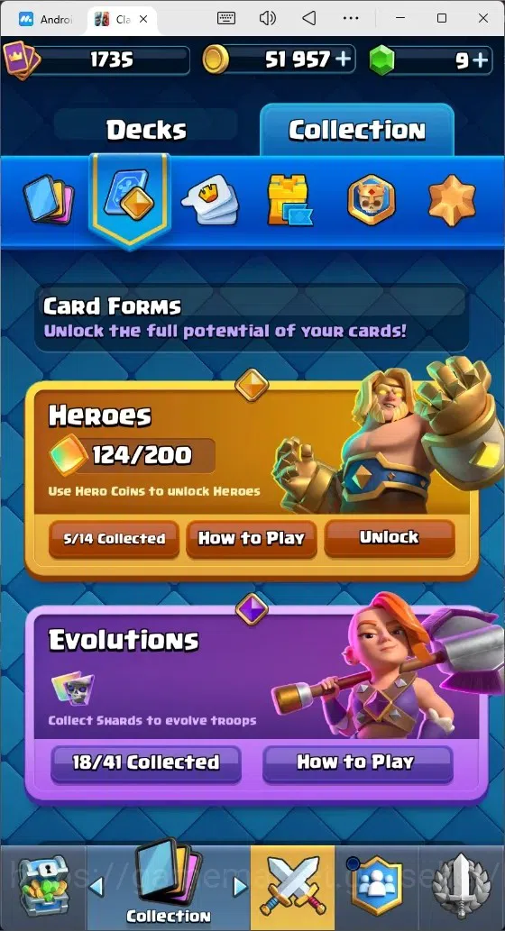 Clash Royale Accounts Mobile |Trophy 12030|10 Max Cards|17 EVO Cards|5 H image 14