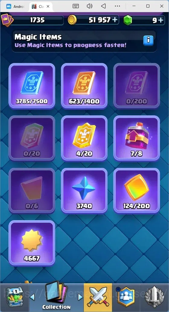 Clash Royale Accounts Mobile |Trophy 12030|10 Max Cards|17 EVO Cards|5 H image 15