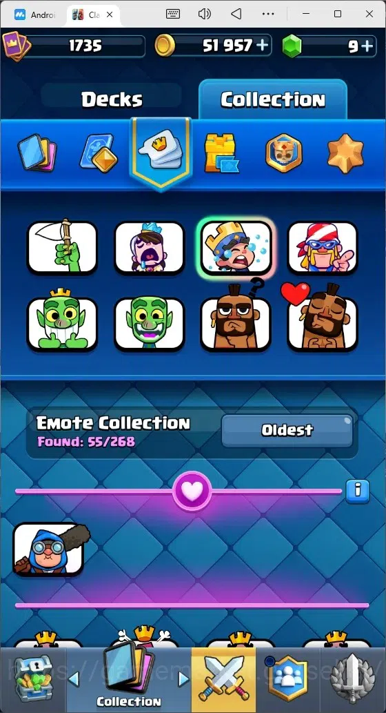 Clash Royale Accounts Mobile |Trophy 12030|10 Max Cards|17 EVO Cards|5 H image 16