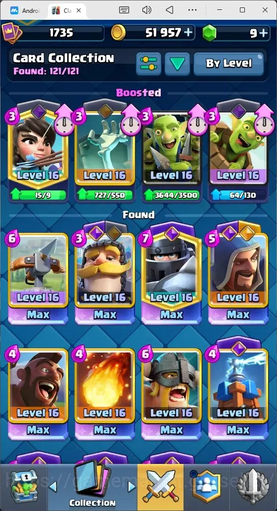 Clash Royale Accounts Mobile |Trophy 12030|10 Max Cards|17 EVO Cards|5 H image 3