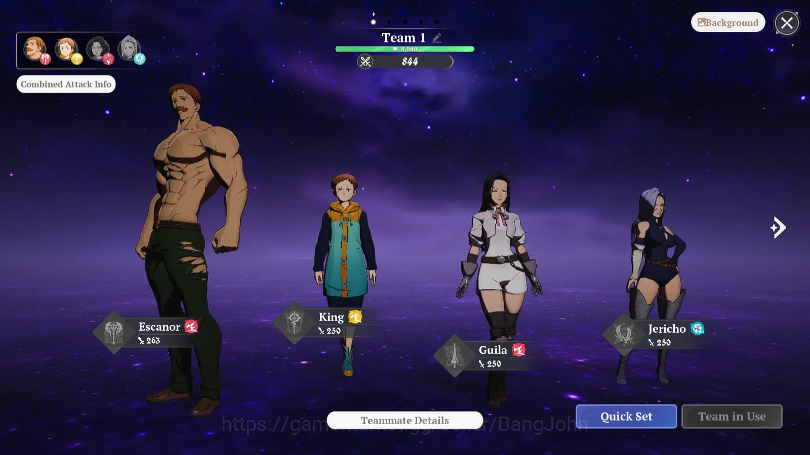 The Seven Deadly Sins: Origin Accounts EUROPE|Fresh Starter Lvl 2|4 SSR|EscanorP1,Guila,K image 2