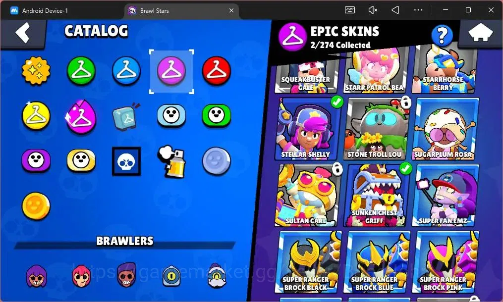 Brawl Stars Accounts Global |2055 Trophy|19 Brawler|2 Max Hypercharge ( image 10