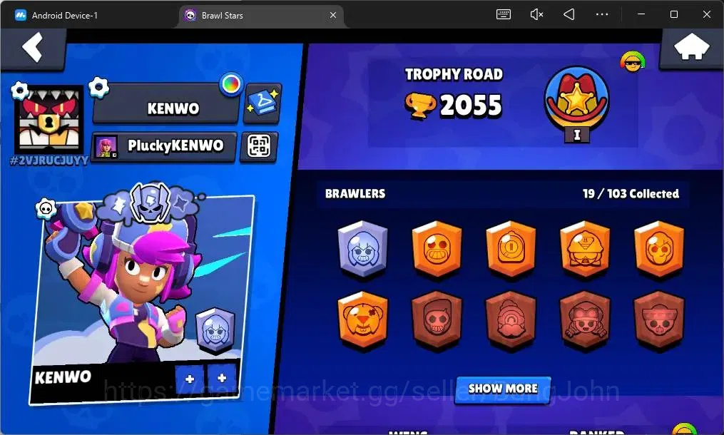 Brawl Stars Accounts Global |2055 Trophy|19 Brawler|2 Max Hypercharge ( image 2