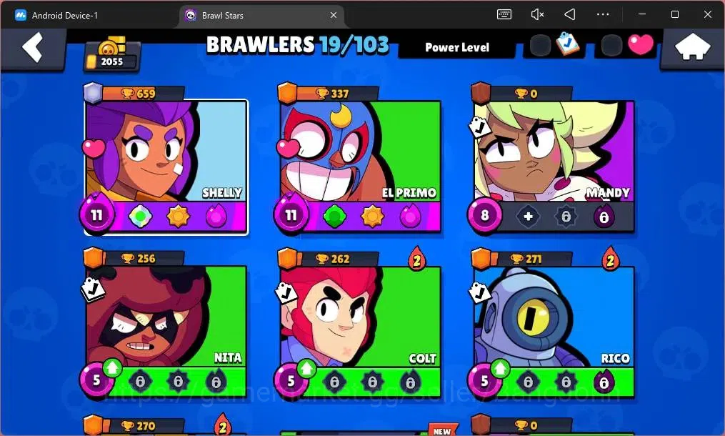 Brawl Stars Accounts Global |2055 Trophy|19 Brawler|2 Max Hypercharge ( image 5