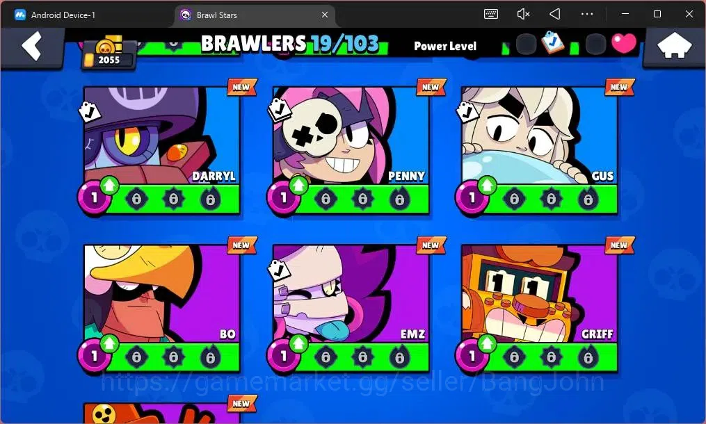 Brawl Stars Accounts Global |2055 Trophy|19 Brawler|2 Max Hypercharge ( image 7
