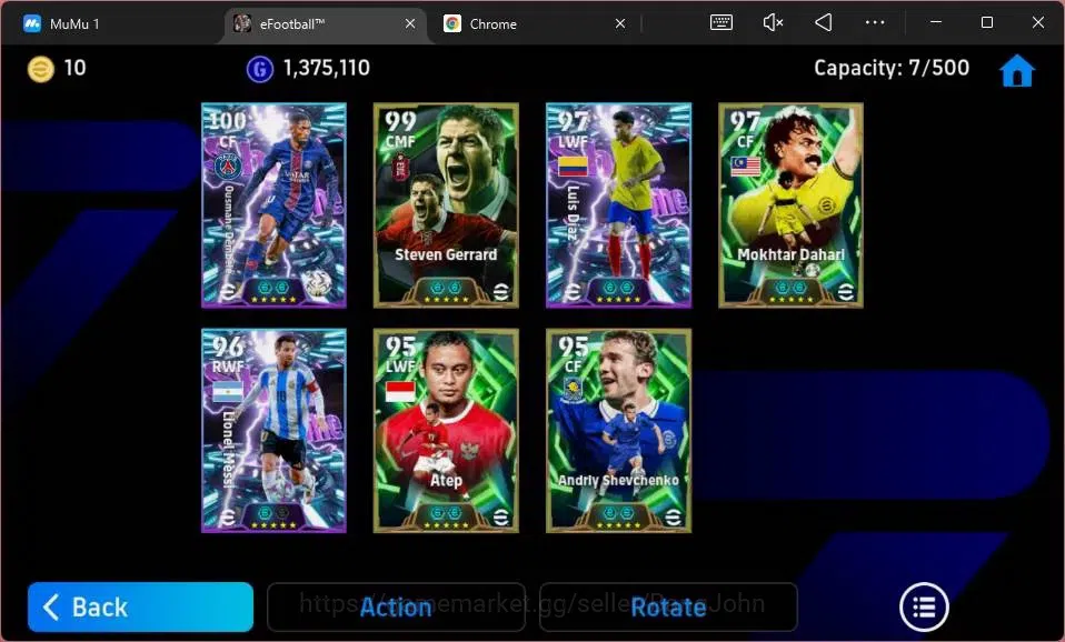 eFootball Accounts Android|PW 3109|Dembele SHW|Messi SHW|Diaz SHW|Ney image 3