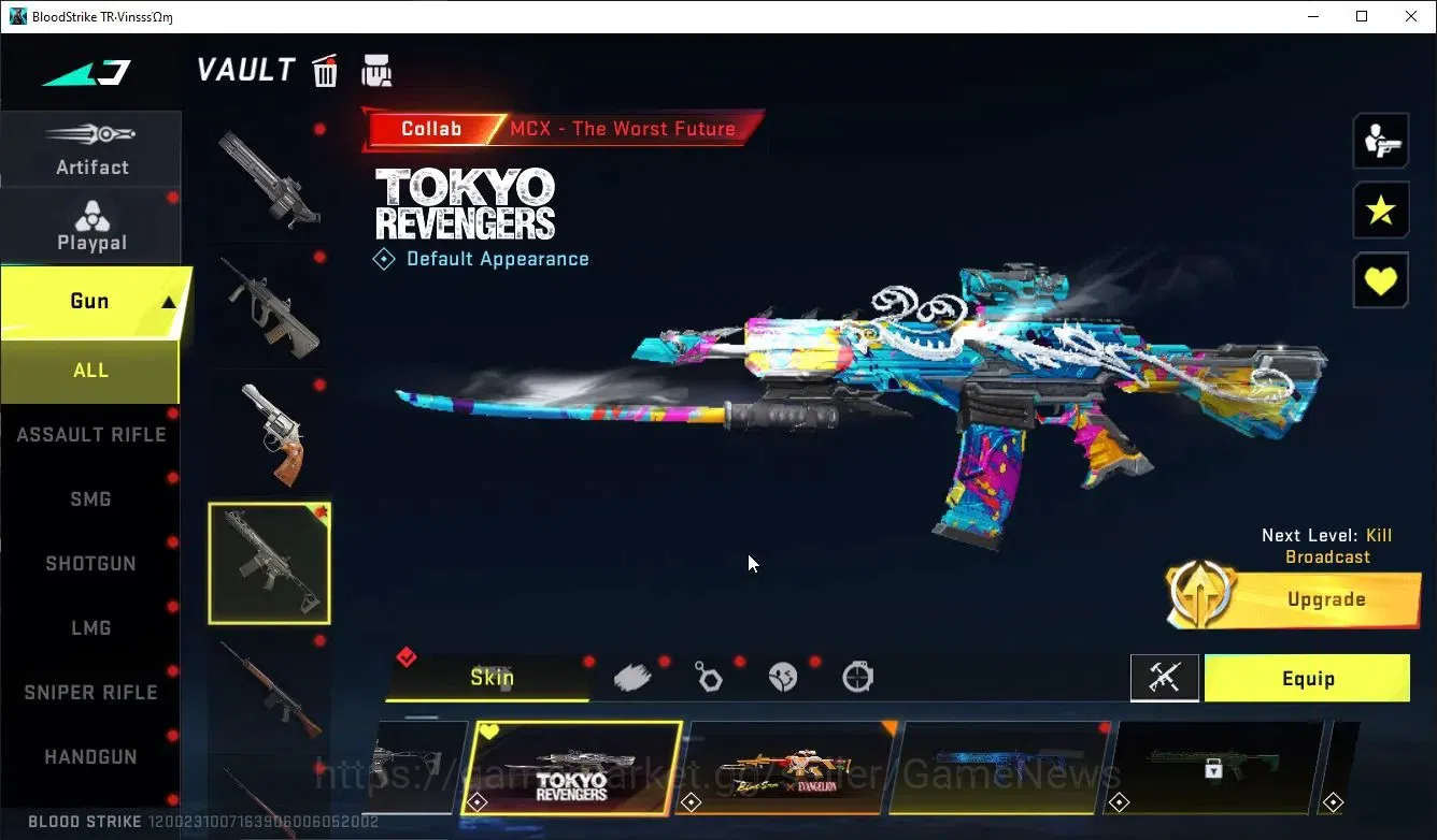 Blood Strike Accounts ASIA|ETERNAL DeAgle+MELEE DualBlades,Collab TR MCX image 11