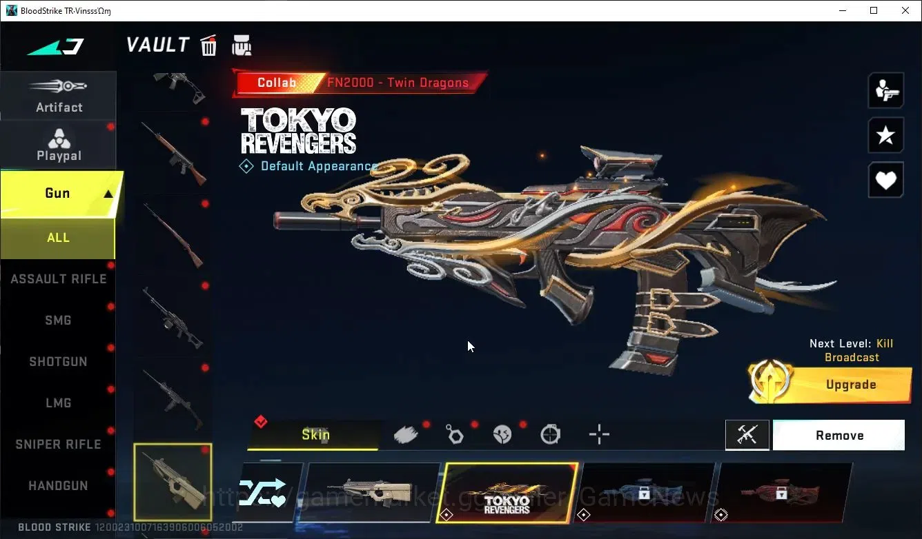 Blood Strike Accounts ASIA|ETERNAL DeAgle+MELEE DualBlades,Collab TR MCX image 12