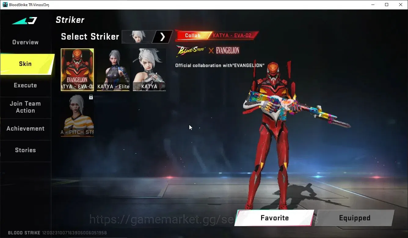 Blood Strike Accounts ASIA|ETERNAL DeAgle+MELEE DualBlades,Collab TR MCX image 4