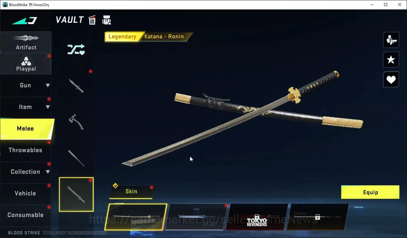 Blood Strike Accounts ASIA|ETERNAL DeAgle+MELEE DualBlades,Collab TR MCX image 9
