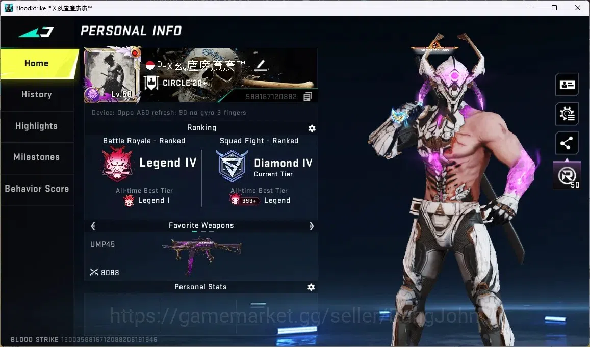 Blood Strike Accounts ASIA | 1 EVO|1 ETERNAL GUN|2 AOT|2 7DS|1 TR|5 ULTR image 1