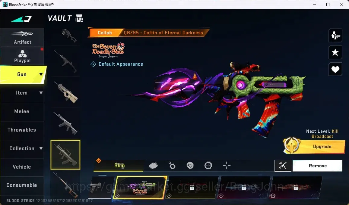 Blood Strike Accounts ASIA | 1 EVO|1 ETERNAL GUN|2 AOT|2 7DS|1 TR|5 ULTR image 12