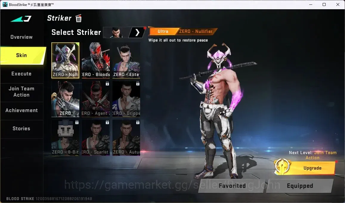Blood Strike Accounts ASIA | 1 EVO|1 ETERNAL GUN|2 AOT|2 7DS|1 TR|5 ULTR image 20