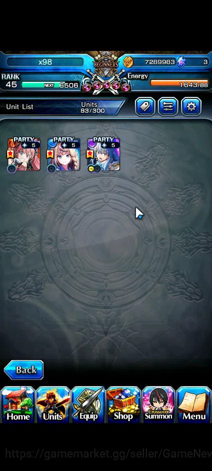 Grand Summoners Accounts Global|Rank 45|Fresh Starter| 3 Ascend | RR Rimuru image 7