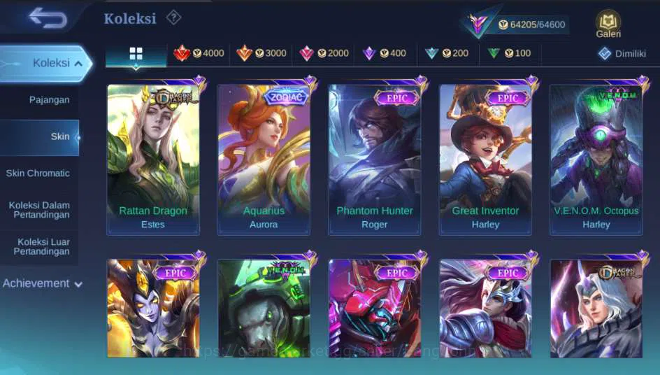 Mobile Legends: Bang Bang Accounts Hero 121 Skin 232 | Naruto Suyou, Collector Yu Zho image 11
